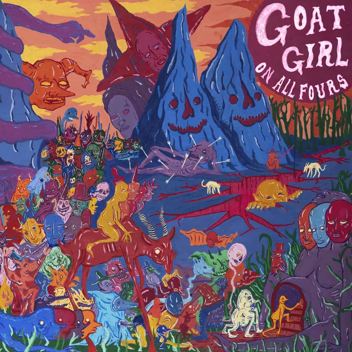 On All Fours:   - Goat Girl [Colour Vinyl]