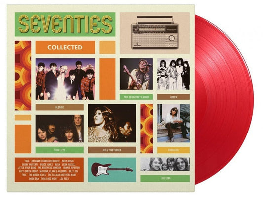 Seventies: Collected (Limited Transparent Red Edition) - Various Artists [Colour Vinyl]