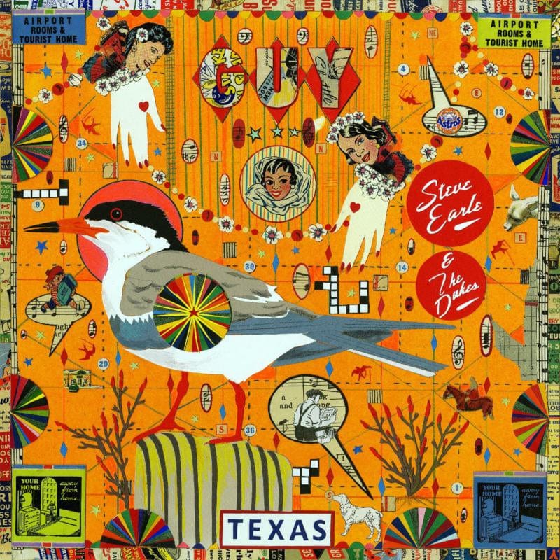 Guy: (Red/Orange Swirl Edition) - Steve Earle & The Dukes [Colour Vinyl]