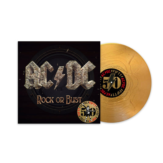 Rock Or Bust (50th Anniversary Gold Edition) - AC/DC [Colour Vinyl]