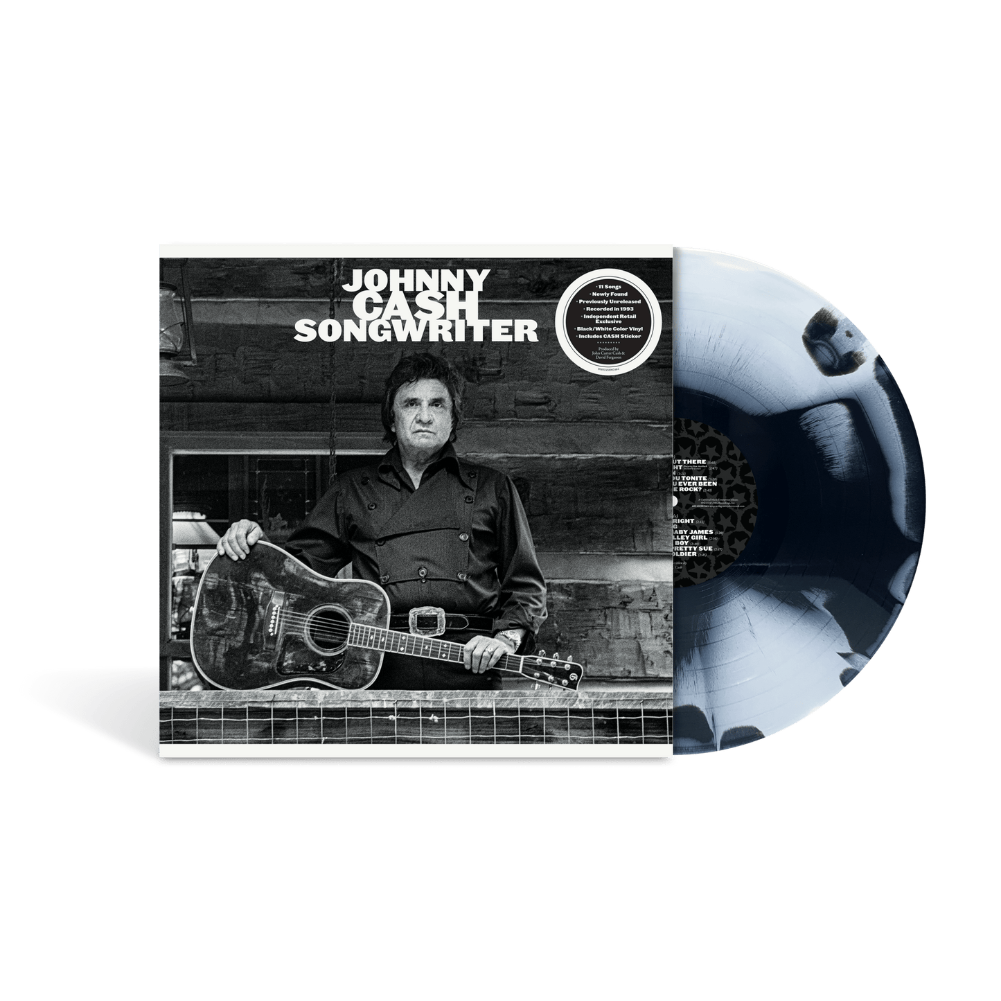 Songwriter (Black & White Edition) - Johnny Cash [Colour Vinyl]