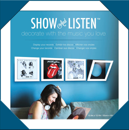 SHOW AND LISTEN LP FRAME - WHITE [Accessories]