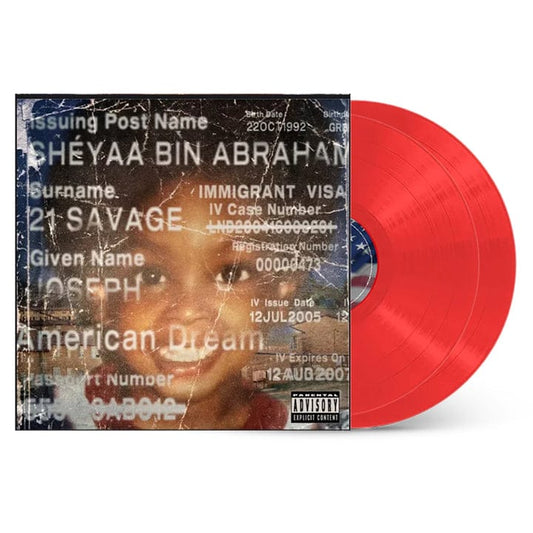 American Dream (Red Edition) - 21 Savage [Colour Vinyl]