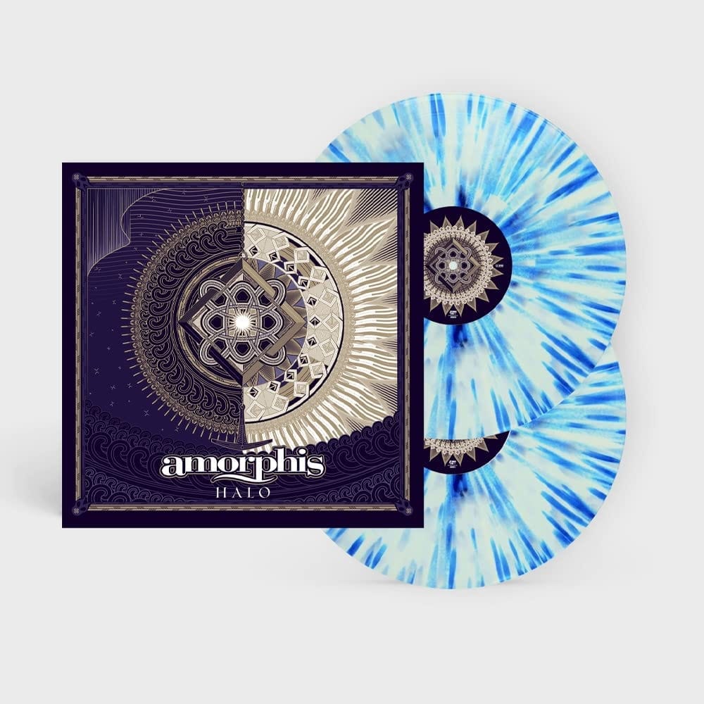 Halo: (Clear White Blue Splatter Edition) - Amorphis [Colour Vinyl]
