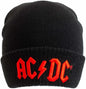 AC/DC Applique Logo Beanie, Black [Hat]