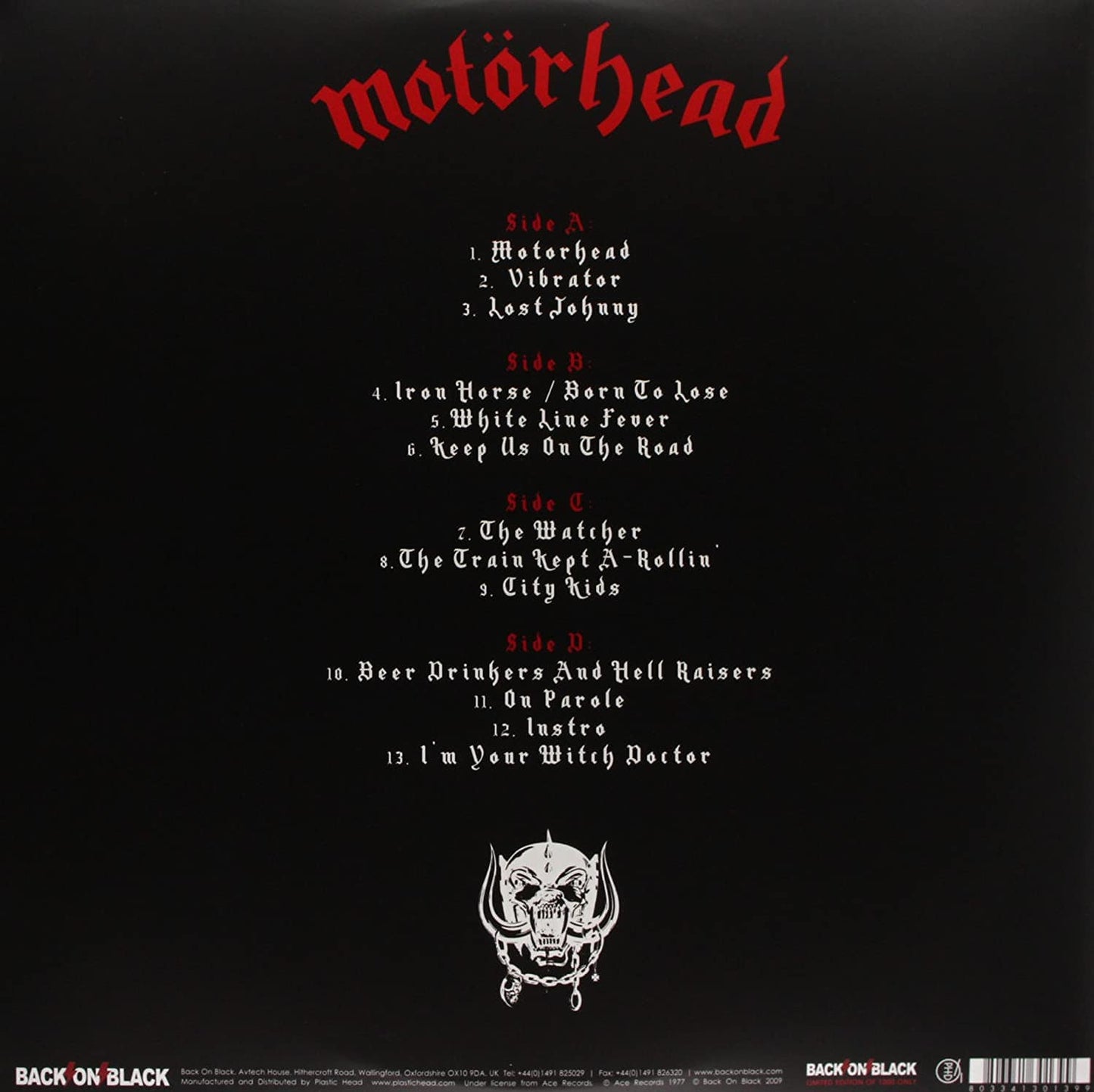 Motorhead: - Motorhead [VINYL]