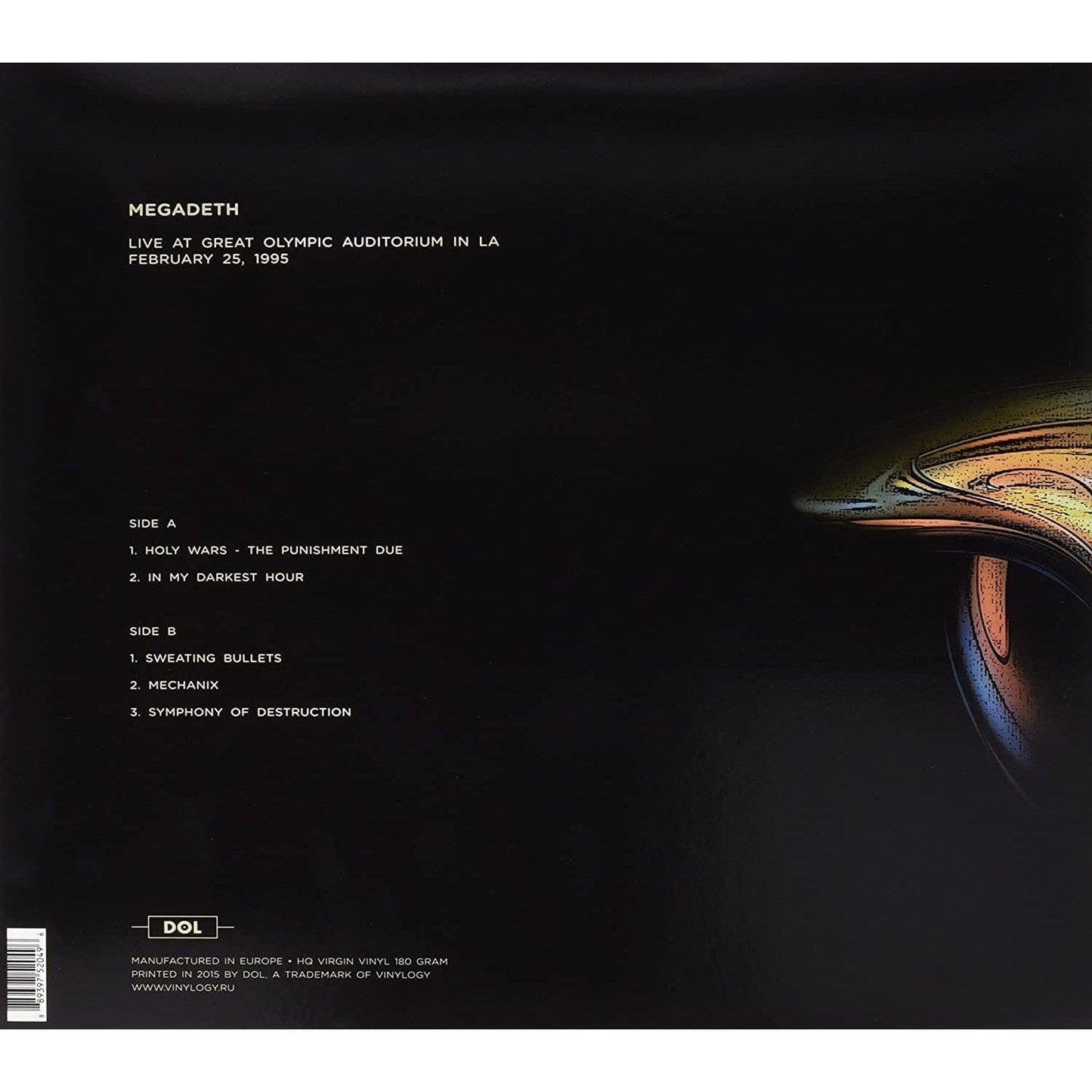 MEGADETH - Live at Great Olympic Auditorium 1995 [VINYL]
