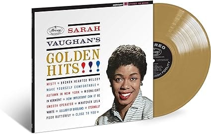 Golden Hits!!!:  (Limited Gold Edition) - Sarah Vaughan [Colour Vinyl]