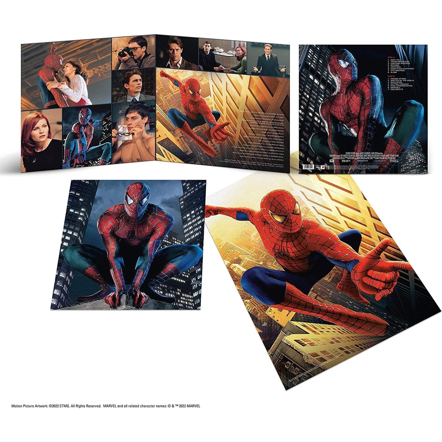 Spider-Man (2002) Soundtrack:   - Danny Elfman [Silver Vinyl]