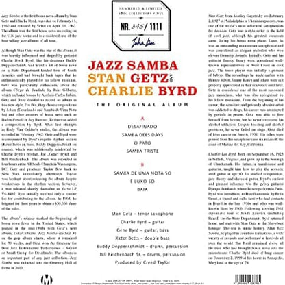 Jazz Samba - Stan Getz, Charlie Byrd [VINYL]
