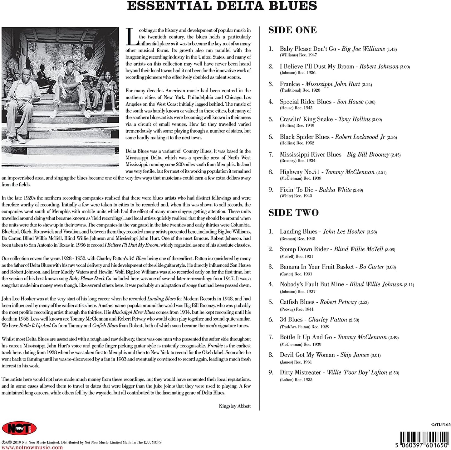 ESSENTIAL DELTA BLUES - VARIOUS ARTISTS [VINYL]