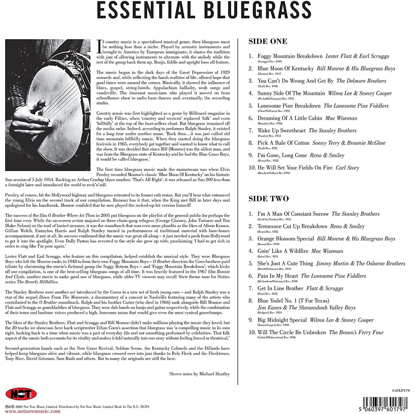 ESSENTIAL BLUEGRASS - VARIOUS ARTISTS [VINYL]