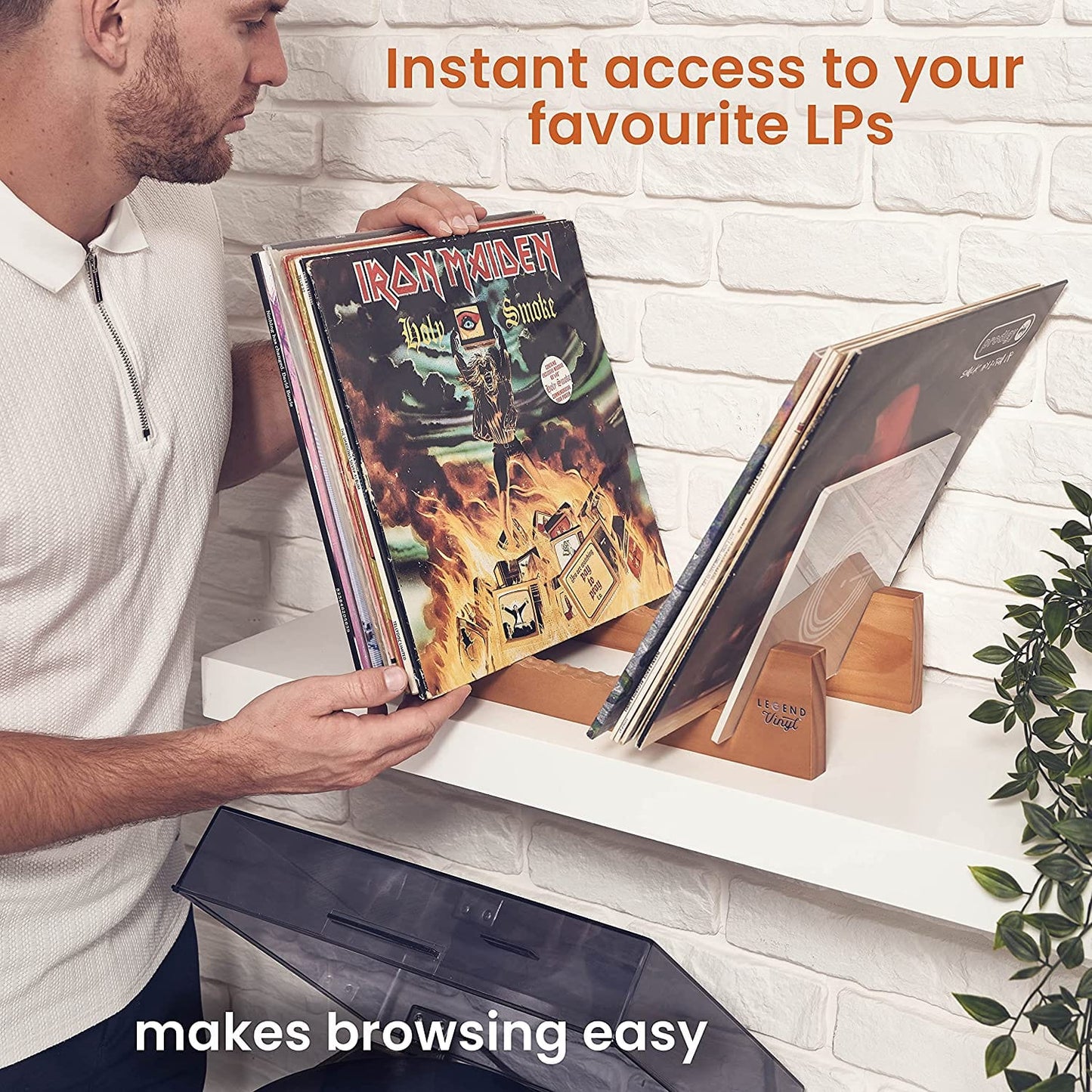 Legend Vinyl Record Display Shelf Unit [Accessories]