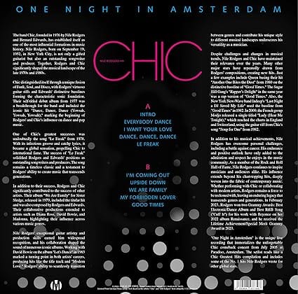 One Night In Amsterdam - Chic [Colour Vinyl]