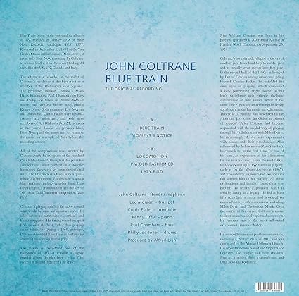 Blue Train:   - John Coltrane [Colour Vinyl]