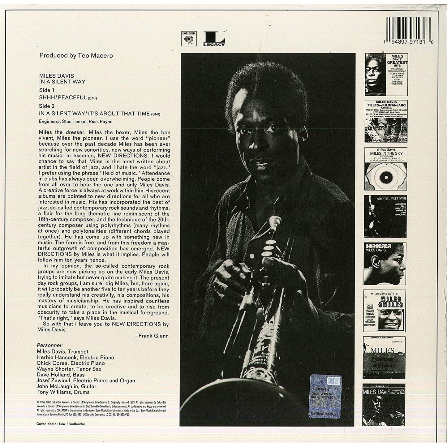 In a Silent Way - Miles Davis [Colour Vinyl]