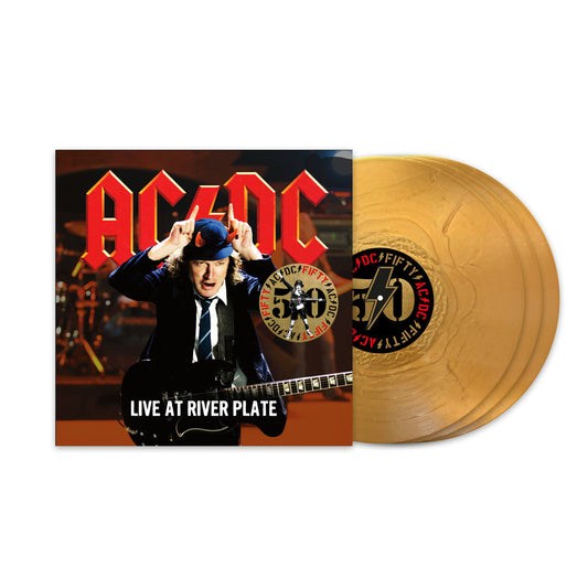 Live At River Plate (50th Anniversary Gold Edition): - AC/DC [Colour Vinyl]