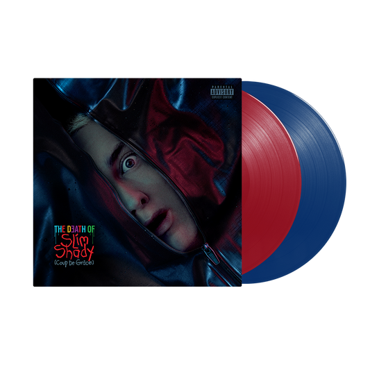 The Death of Slim Shady: Coup de Grâce (Red & Blue Opaque Edition) - Eminem (Colour Vinyl]
