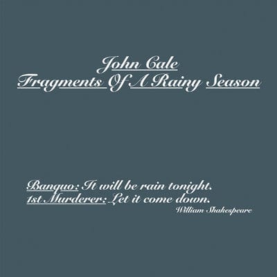 Fragments of a Rainy Season:   - John Cale [VINYL]