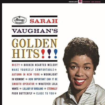 Golden Hits!!!:  (Limited Gold Edition) - Sarah Vaughan [Colour Vinyl]