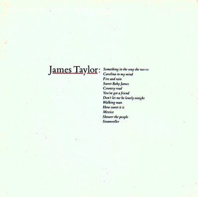 Greatest Hits - James Taylor [VINYL]