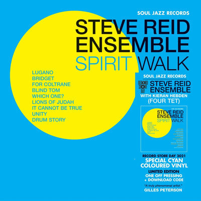 Spirit Walk (RSD 2021) - Steve Reid Ensemble with Kieran Hebden [VINYL]