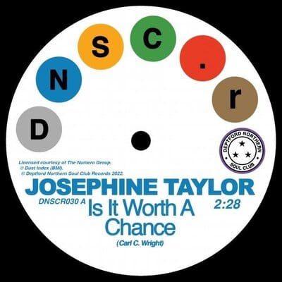 Is It Worth a Chance/Satisfied:   - Josephine Taylor & Krystal Generation [VINYL]