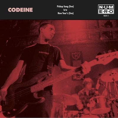 Pickup Song (Live)/New Year's (Live) - Codeine [VINYL]