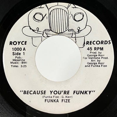 Because you're funky/No words - Funka Fize [VINYL]