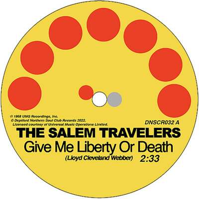 Tell It Like It Is/Give Me Liberty Or Death:   - The Salem Travelers [VINYL]