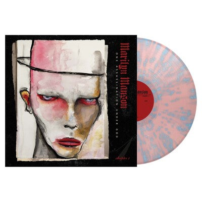 One Assassination Under God: Chapter 1 (Pastel Pink, Pastel Light Blue Splatter Edition) - Marilyn Manson [Colour Vinyl]