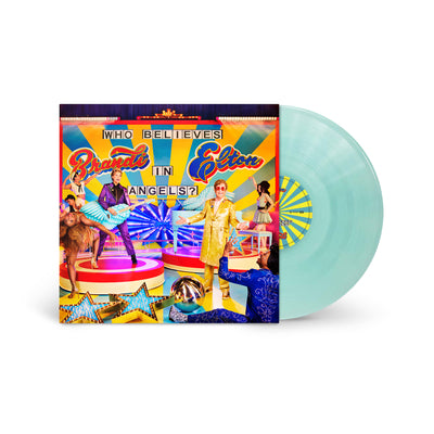 Who Believes In Angels? (Golden Discs Exclusive Aqua Edition) - Elton John & Brandi Carlile [Colour Vinyl]