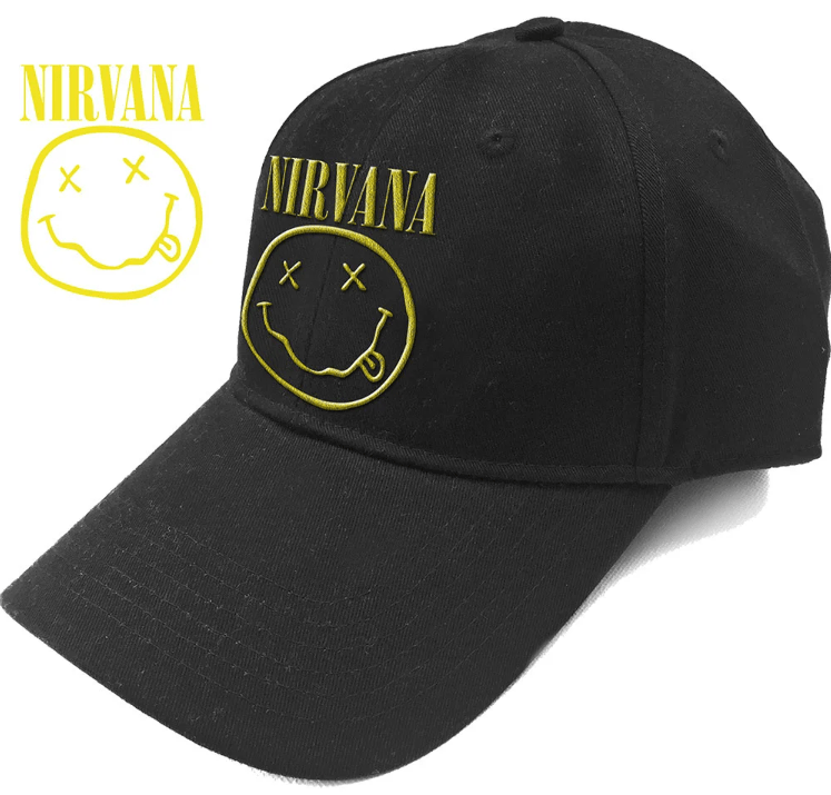 Nirvana - Logo & Smiley Cap [Hat]