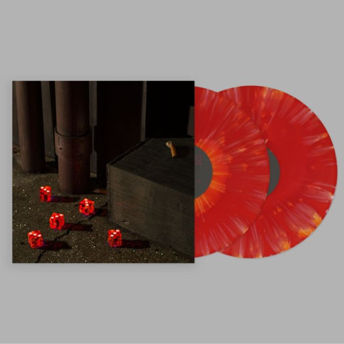 Five Dices, All Threes (Red and Orange Splatter Edition) - Bright Eyes [Colour Vinyl]