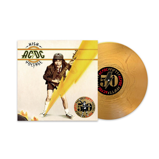 High Voltage (50th Anniversary Gold Edition) - AC/DC [Colour Vinyl]