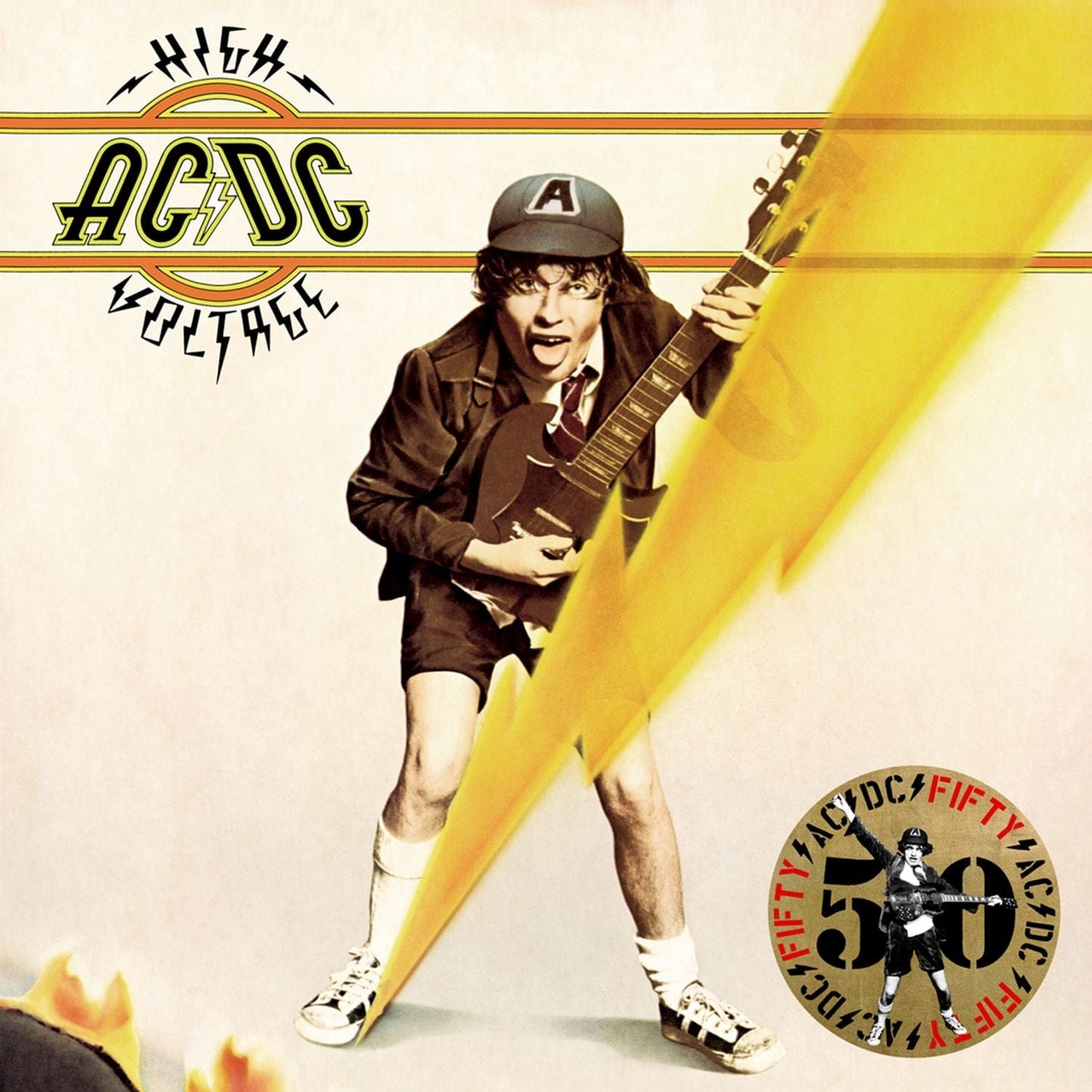High Voltage (50th Anniversary Gold Edition) - AC/DC [Colour Vinyl]