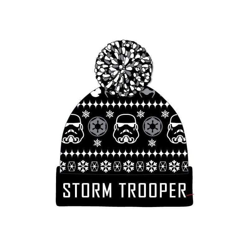 Star Wars Pom-Pom Storm Trooper Beanie [Hat]