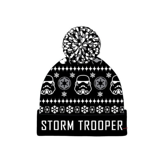 Star Wars Pom-Pom Storm Trooper Beanie [Hat]