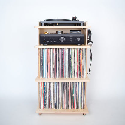 Line Phono: Turntable Stand + Vinyl Storage, Made In the USA