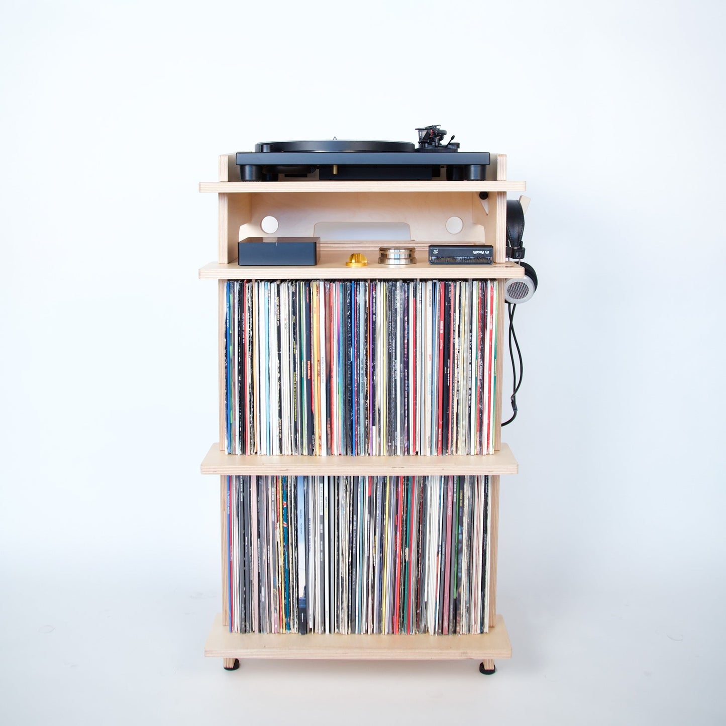 Line Phono: Turntable Stand + Vinyl Storage, Made In the USA