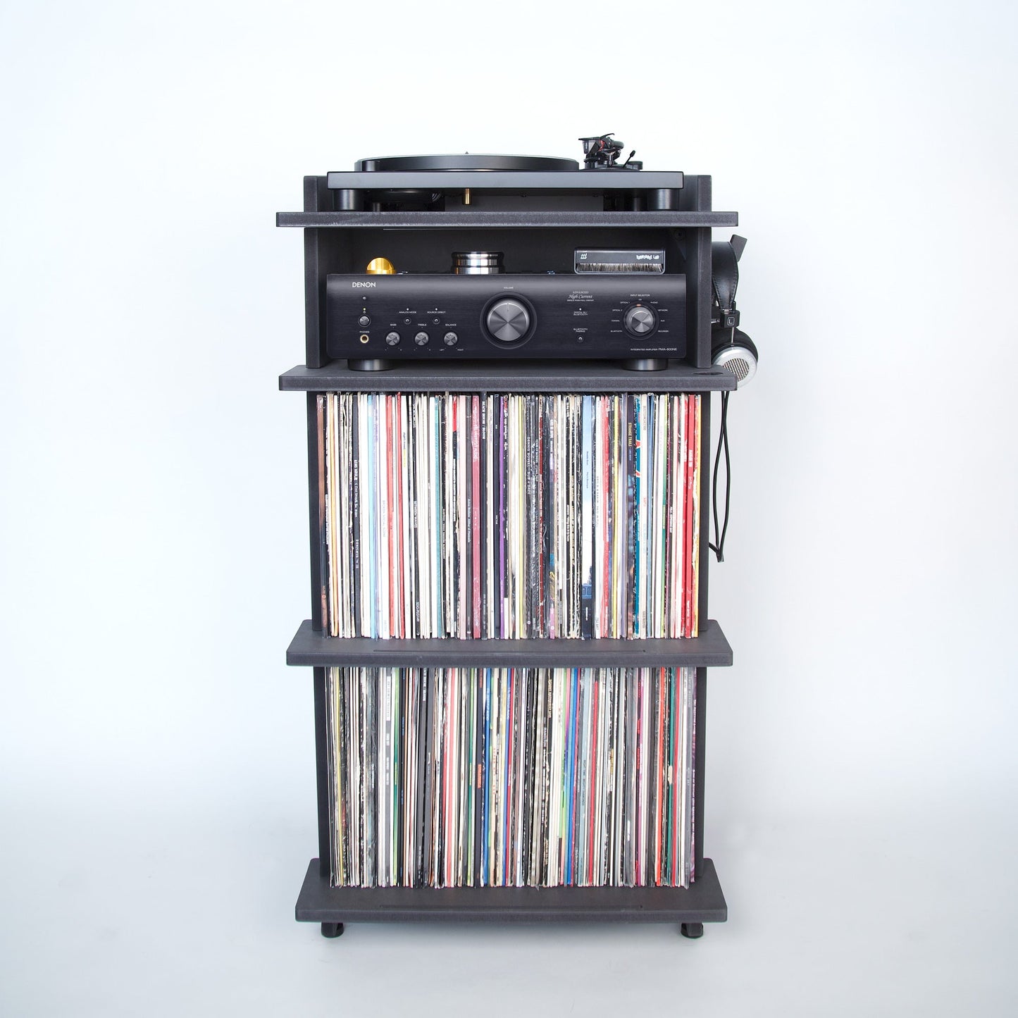 Line Phono: Turntable Stand + Vinyl Storage, Made In the USA